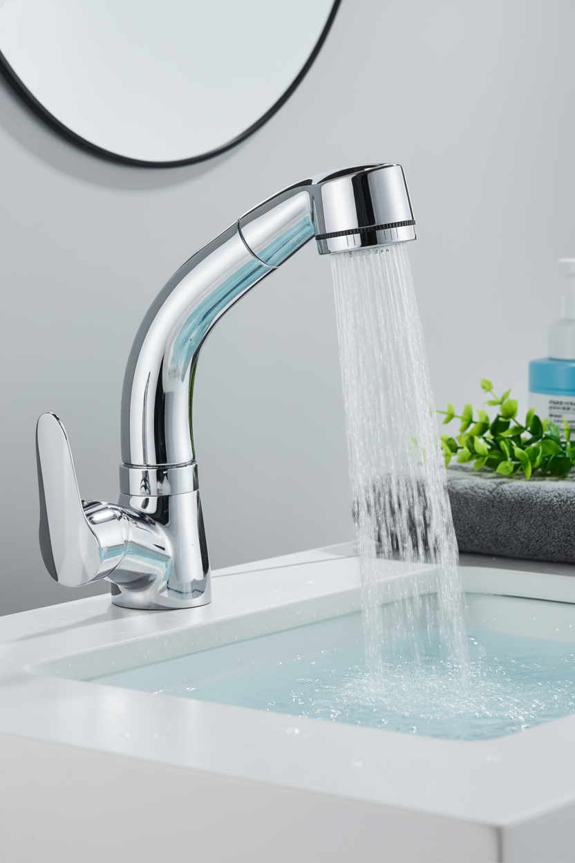 PullStream | Praktischer ausziehbarer Wasserhahn