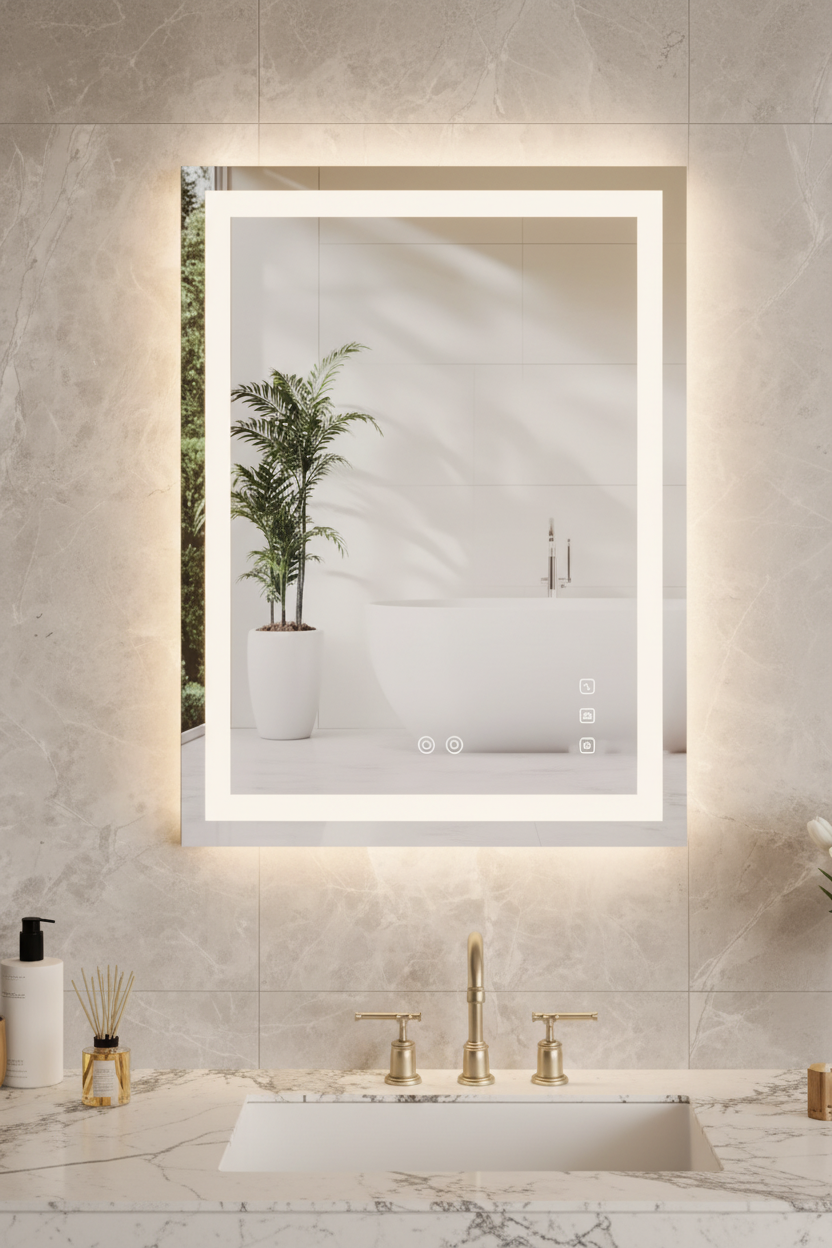 Luméa | Spiegel Badezimmer mit Antibeschlagsystem