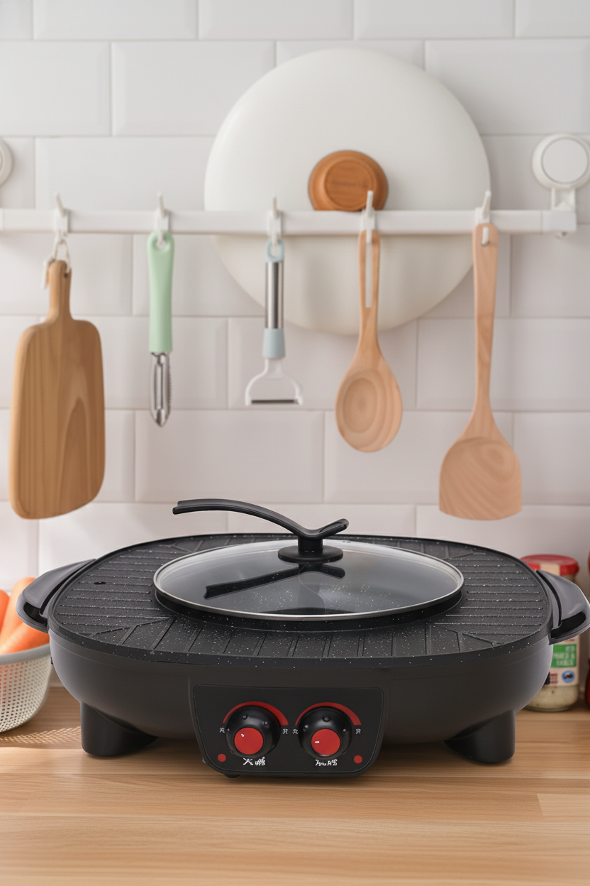 AlpenFeuer | Elektrische Pfannen Topf Kombination